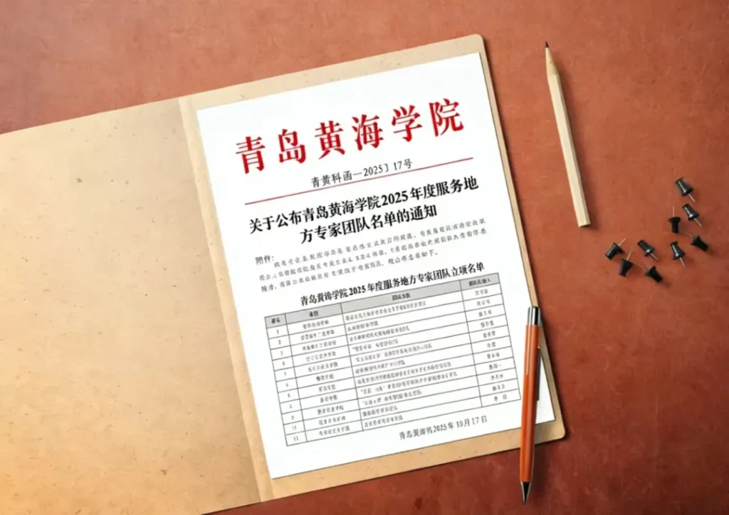 青岛黄海学院2025年度服务地方专家团队建设成效显著